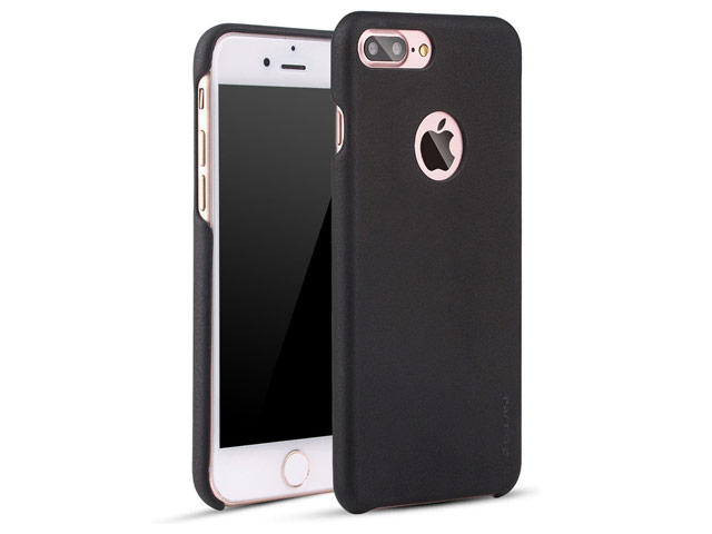 Чехол G-Case Noble Series для Apple iPhone 7 plus (черный, кожаный)