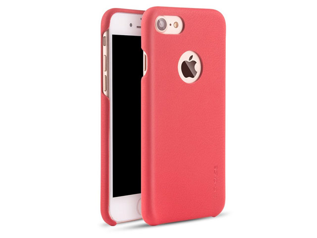 Чехол G-Case Noble Series для Apple iPhone 7 (красный, кожаный)