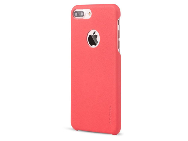 Чехол G-Case Noble Series для Apple iPhone 7 plus (красный, кожаный)
