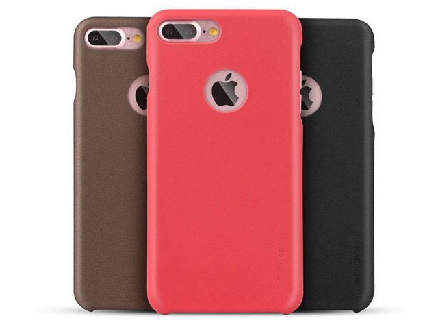 Чехол G-Case Noble Series для Apple iPhone 7 plus (красный, кожаный)