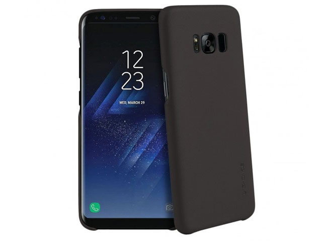 Чехол G-Case Noble Series для Samsung Galaxy S8 (черный, кожаный)