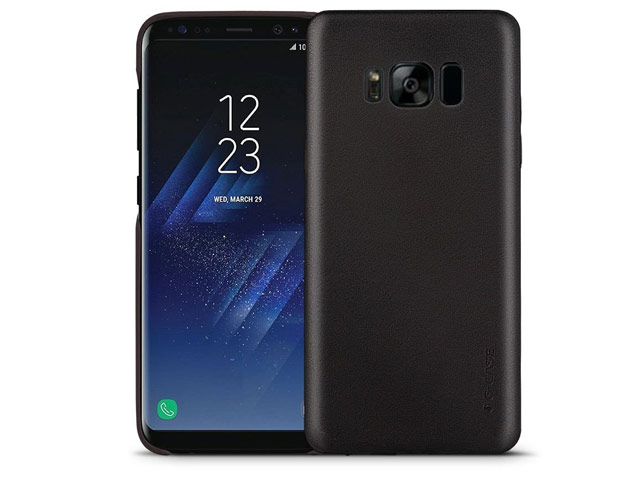 Чехол G-Case Noble Series для Samsung Galaxy S8 plus (черный, кожаный)