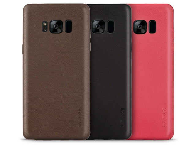 Чехол G-Case Noble Series для Samsung Galaxy S8 plus (черный, кожаный)