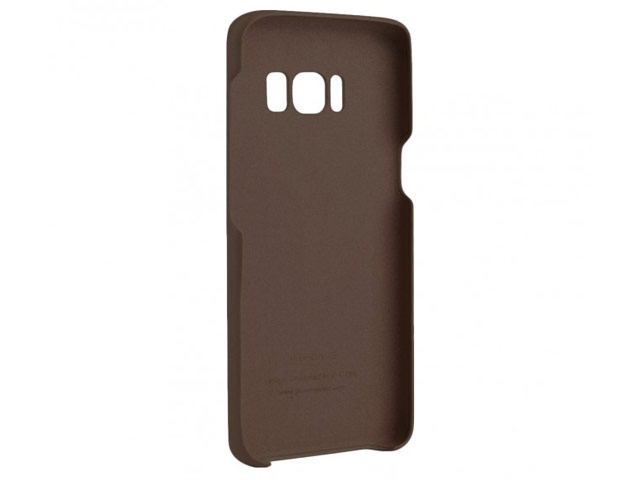 Чехол G-Case Noble Series для Samsung Galaxy S8 plus (коричневый, кожаный)