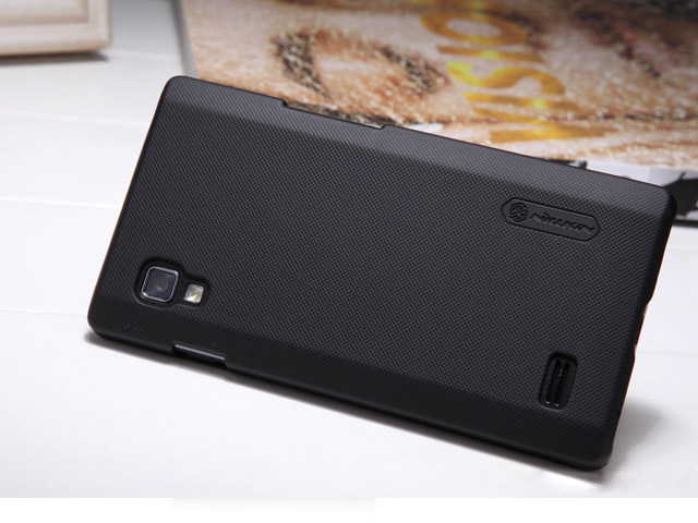 Чехол Nillkin Hard case для LG Optimus L9 P765 (черный, пластиковый)