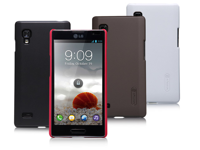 Чехол Nillkin Hard case для LG Optimus L9 P765 (красный, пластиковый)
