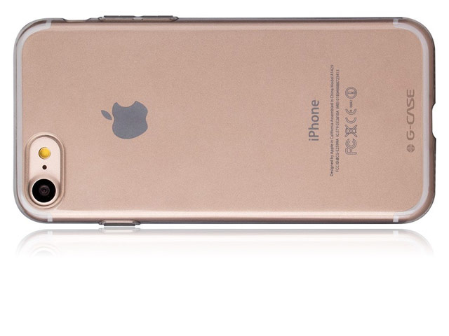 Чехол G-Case Ultra Slim Case для Apple iPhone 7 (серый, гелевый)