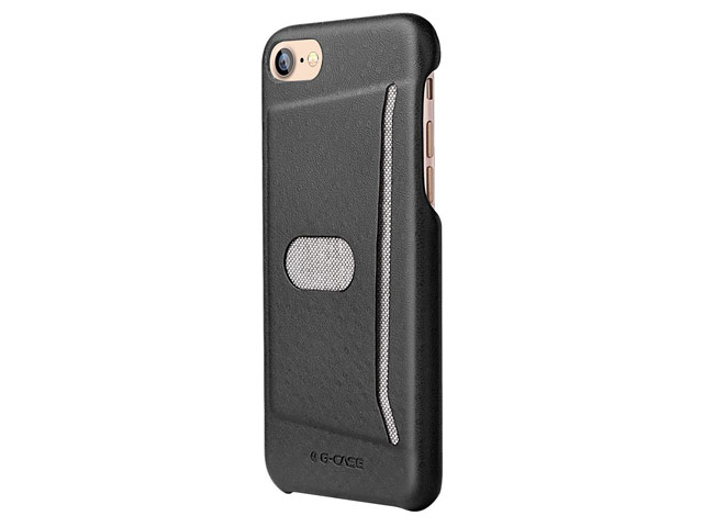 Чехол G-Case Jazz Series для Apple iPhone 7 (черный, кожаный)