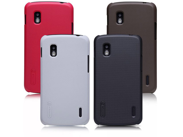 Чехол Nillkin Hard case для LG Google Nexus 4 E960 (черный, пластиковый)