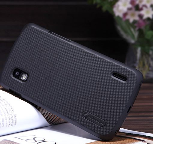 Чехол Nillkin Hard case для LG Google Nexus 4 E960 (черный, пластиковый)