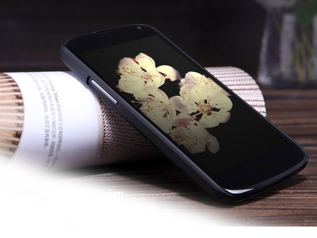 Чехол Nillkin Hard case для LG Google Nexus 4 E960 (черный, пластиковый)