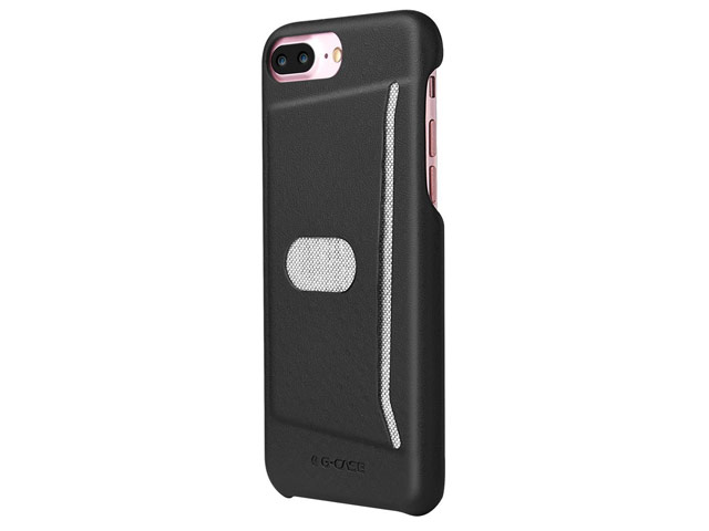 Чехол G-Case Jazz Series для Apple iPhone 7 plus (черный, кожаный)