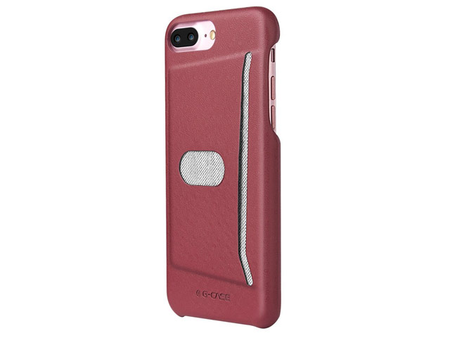 Чехол G-Case Jazz Series для Apple iPhone 7 plus (красный, кожаный)