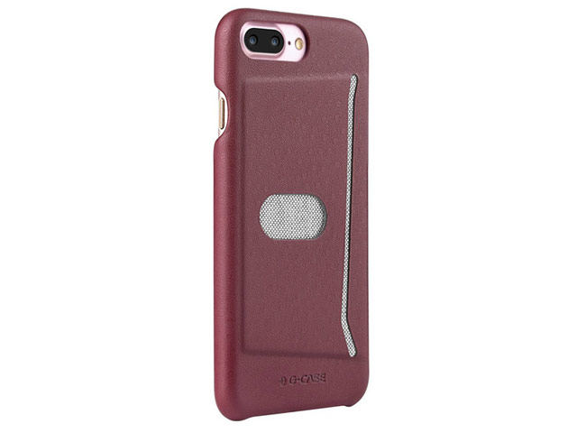 Чехол G-Case Jazz Series для Apple iPhone 7 plus (красный, кожаный)