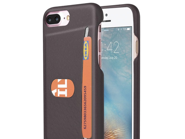 Чехол G-Case Jazz Series для Apple iPhone 7 plus (коричневый, кожаный)