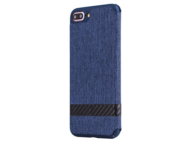 Чехол G-Case Funky Series для Apple iPhone 7 plus (синий, матерчатый)