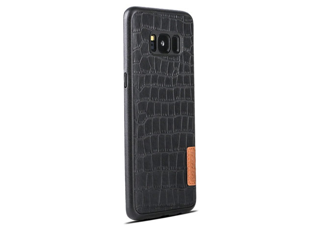 Чехол G-Case Dark Series для Samsung Galaxy S8 (Crocodile Skin, кожаный)