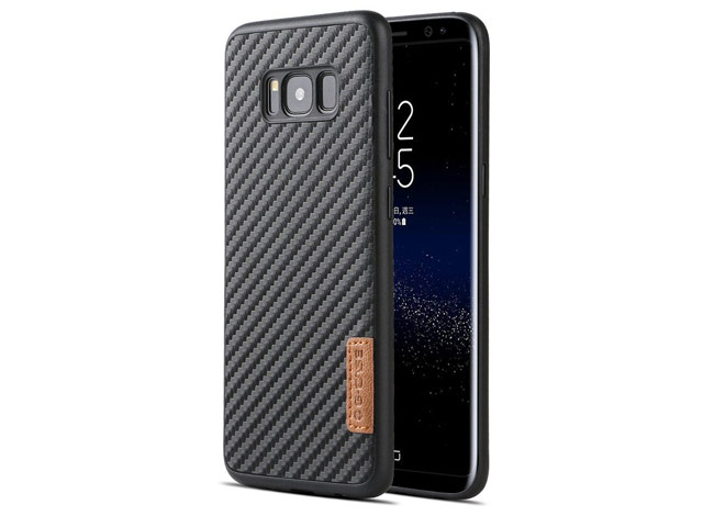 Чехол G-Case Dark Series для Samsung Galaxy S8 (Carbon Fiber, карбоновый)