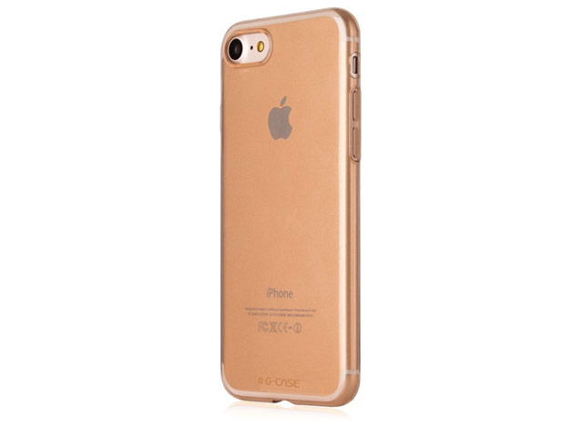 Чехол G-Case Ultra Slim Case для Apple iPhone 7 (золотистый, гелевый)