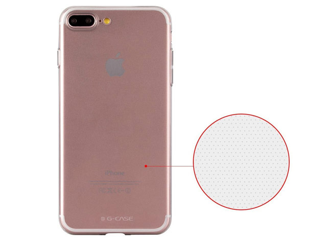 Чехол G-Case Ultra Slim Case для Apple iPhone 7 plus (серый, гелевый)