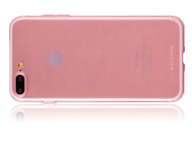 Чехол G-Case Ultra Slim Case для Apple iPhone 7 plus (розовый, гелевый)