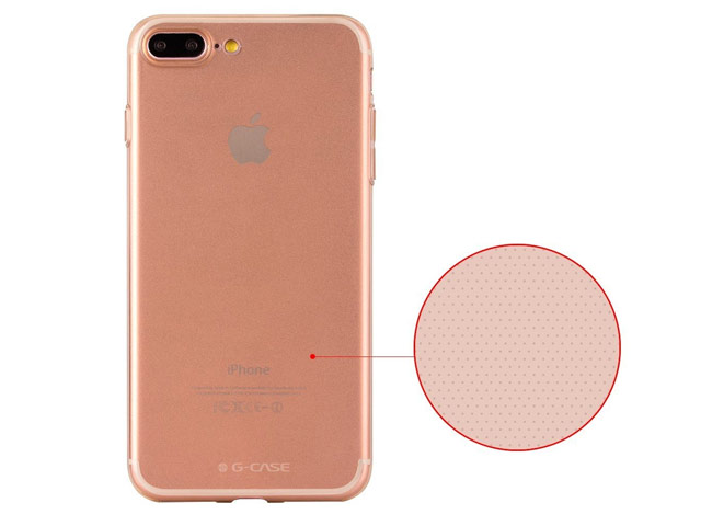 Чехол G-Case Ultra Slim Case для Apple iPhone 7 plus (золотистый, гелевый)
