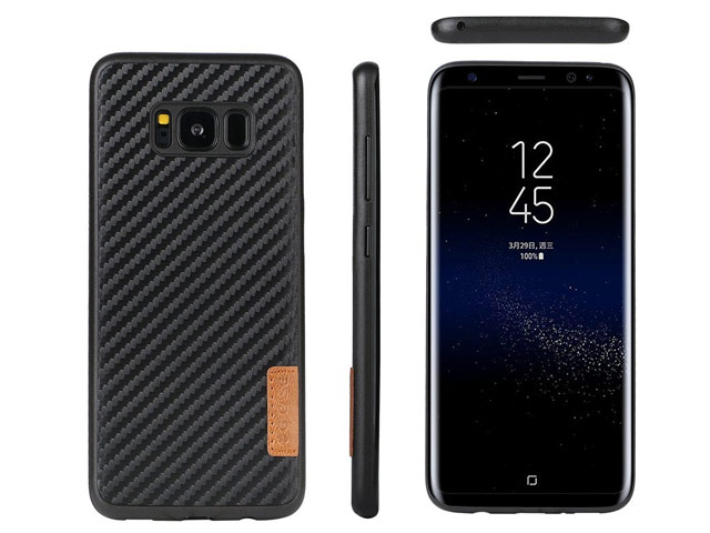 Чехол G-Case Dark Series для Samsung Galaxy S8 plus (Carbon Fiber, карбоновый)