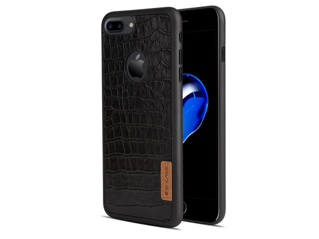 Чехол G-Case Dark Series для Apple iPhone 7 plus (Crocodile Skin, кожаный)