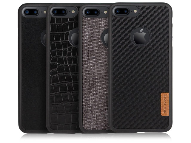 Чехол G-Case Dark Series для Apple iPhone 7 plus (Crocodile Skin, кожаный)