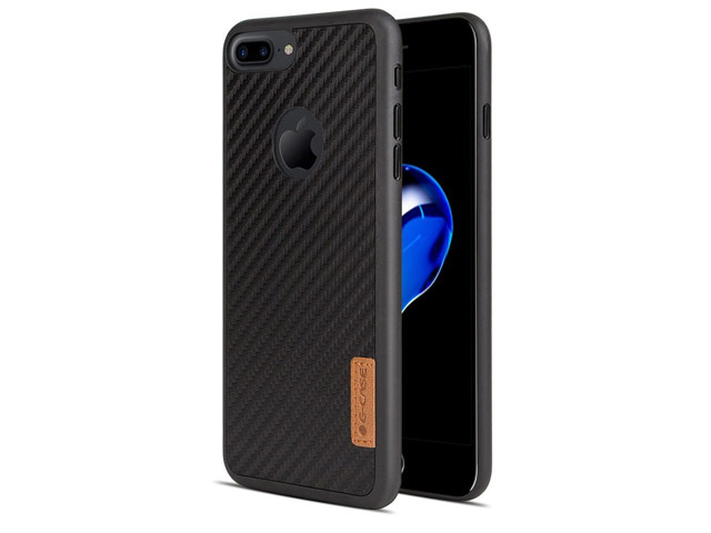 Чехол G-Case Dark Series для Apple iPhone 7 plus (Carbon Fiber, карбоновый)