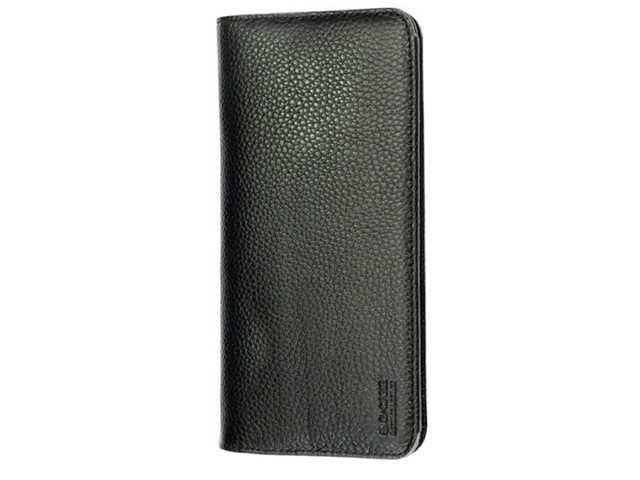 Кошелек G-Case Elegant Series (черный, кожаный, валютник, размер S)