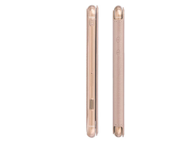 Чехол G-Case Sense Series для Apple iPhone 7 (золотистый, кожаный)