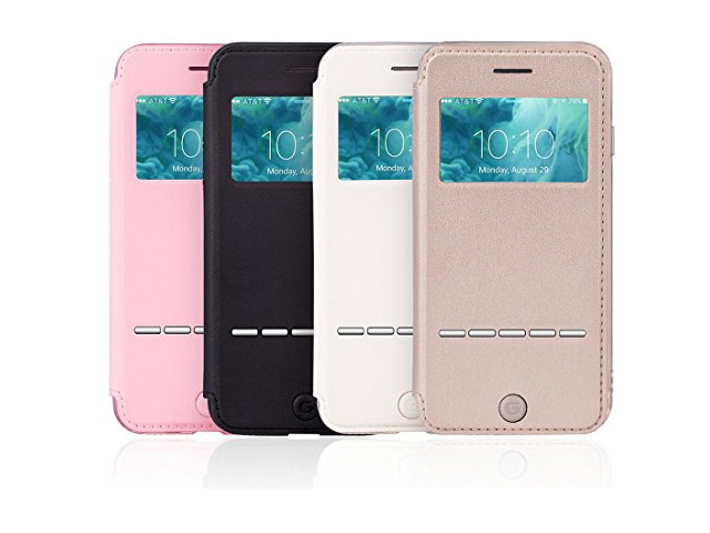 Чехол G-Case Sense Series для Apple iPhone 7 (розовый, кожаный)