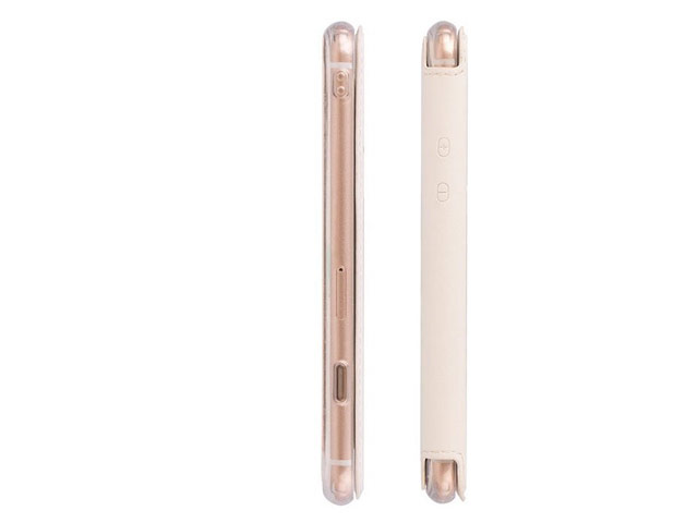 Чехол G-Case Sense Series для Apple iPhone 7 plus (белый, кожаный)