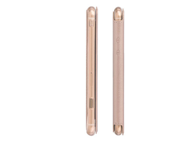 Чехол G-Case Sense Series для Apple iPhone 7 plus (золотистый, кожаный)