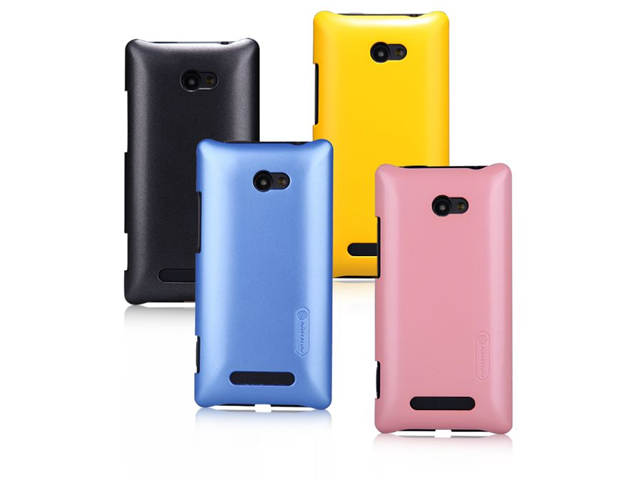 Чехол Nillkin Shining Shield для HTC Windows Phone 8X (розовый, пластиковый)