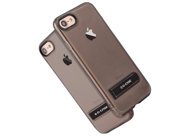 Чехол G-Case Honor Series для Apple iPhone 7 (серый, гелевый)