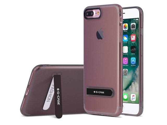 Чехол G-Case Honor Series для Apple iPhone 7 plus (серый, гелевый)