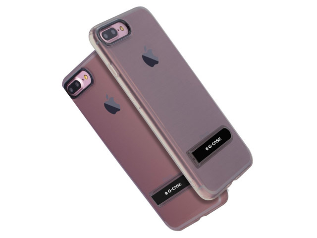 Чехол G-Case Honor Series для Apple iPhone 7 plus (серый, гелевый)