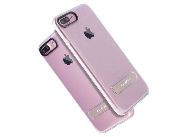 Чехол G-Case Honor Series для Apple iPhone 7 plus (прозрачный, гелевый)