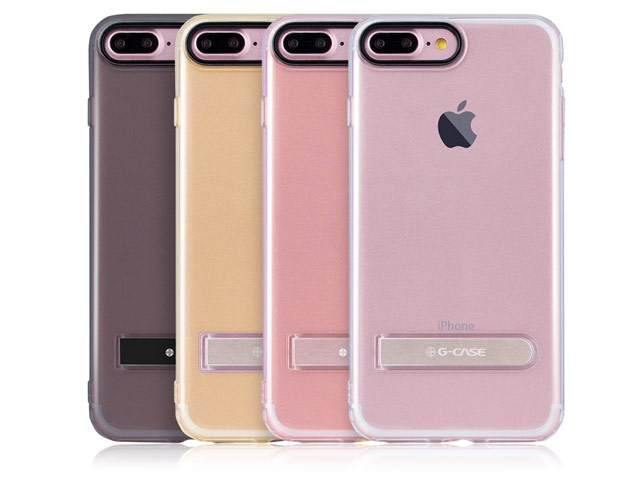 Чехол G-Case Honor Series для Apple iPhone 7 plus (розовый, гелевый)