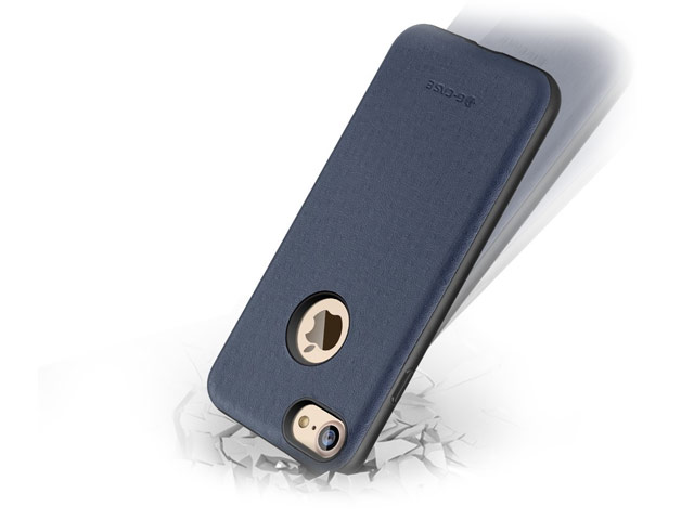 Чехол G-Case Duke Series для Apple iPhone 7 (синий, кожаный)