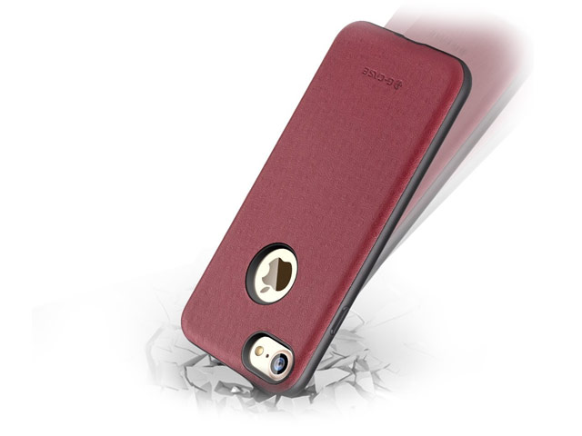 Чехол G-Case Duke Series для Apple iPhone 7 (красный, кожаный)