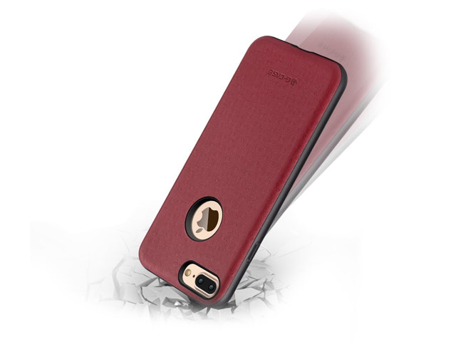 Чехол G-Case Duke Series для Apple iPhone 7 plus (красный, кожаный)