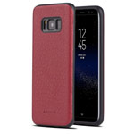 Чехол G-Case Duke Series для Samsung Galaxy S8 (красный, кожаный)