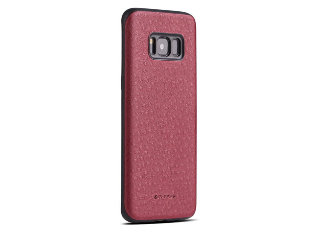 Чехол G-Case Duke Series для Samsung Galaxy S8 plus (красный, кожаный)