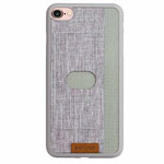Чехол G-Case Canvas Series для Apple iPhone 7 (серый, матерчатый)