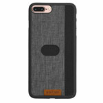 Чехол G-Case Canvas Series для Apple iPhone 7 plus (темно-серый, матерчатый)