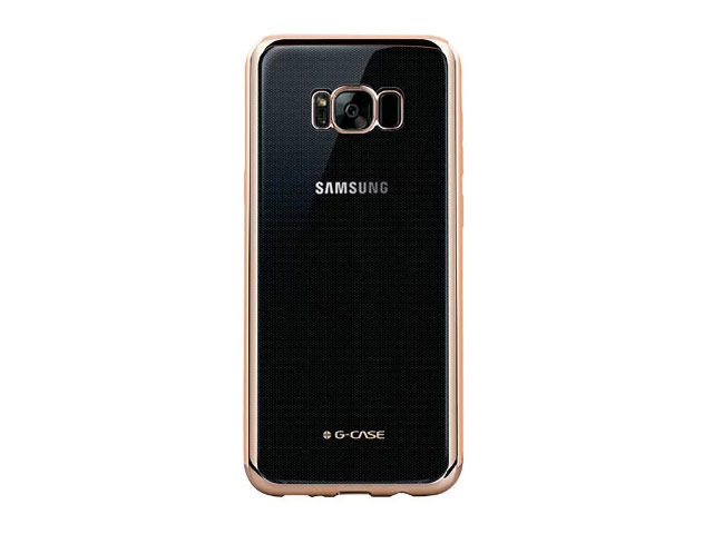 Чехол G-Case Plating Series для Samsung Galaxy S8 (розово-золотистый, гелевый)