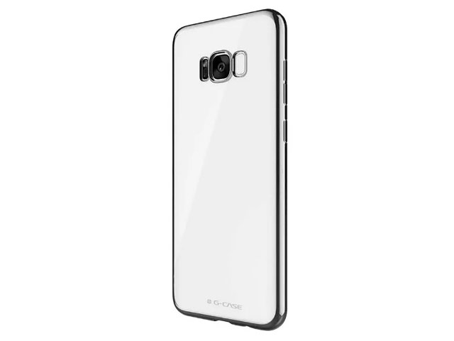 Чехол G-Case Plating Series для Samsung Galaxy S8 plus (черный, гелевый)